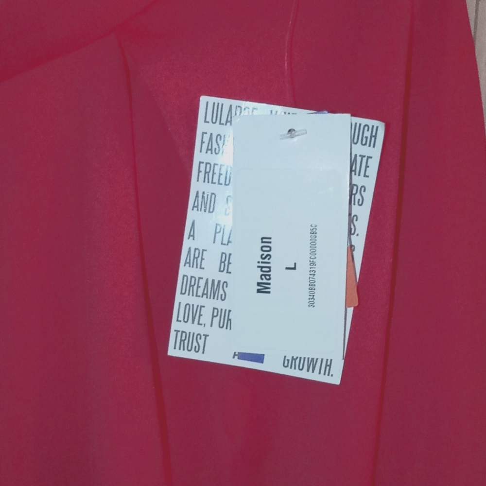 Hot pink LuLaRoe Madison skirt